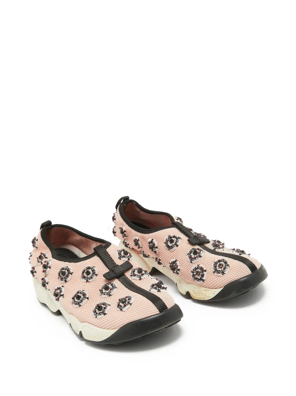 Christian Dior Pre-Owned Fusion slip-on sneakers - Roze