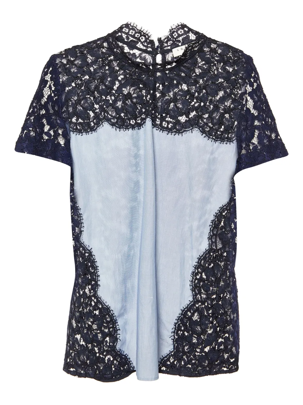 SANDRO pre-owned lace blouse | Blue | Image 1