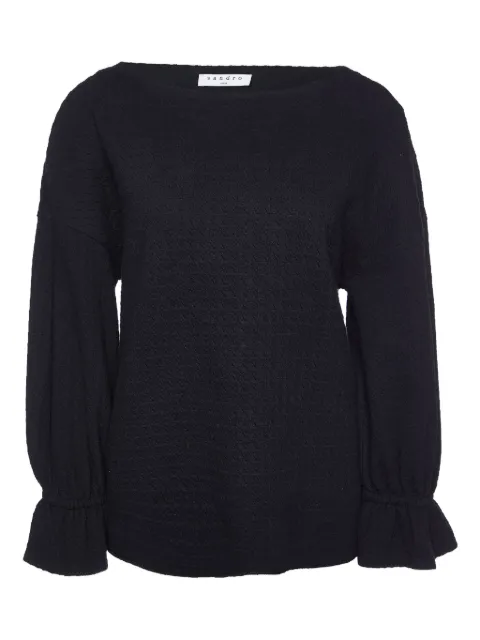 SANDRO blusa texturizada de archivo