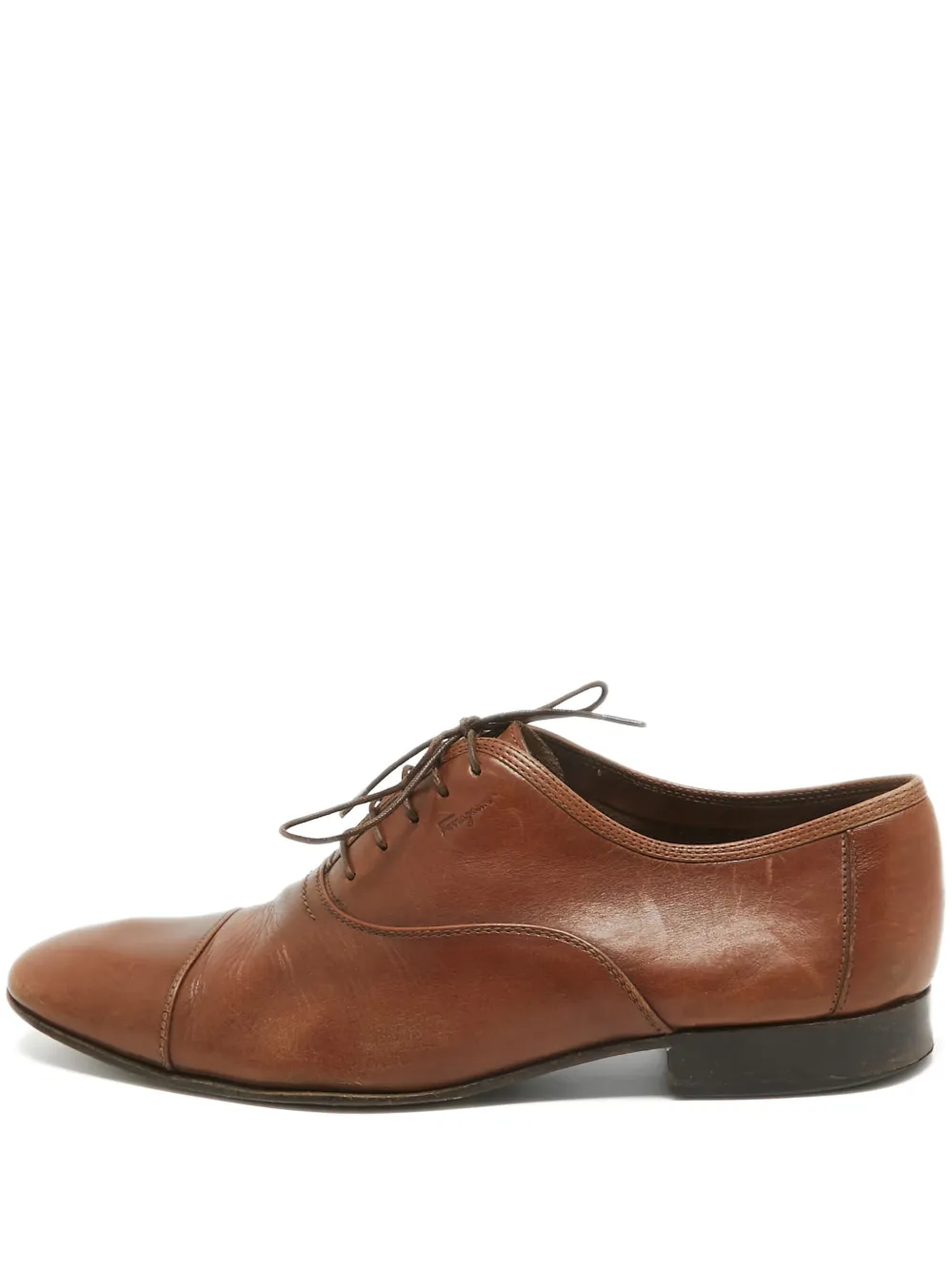 Ferragamo Pre-Owned leather Oxford shoes | Brown | Image 1