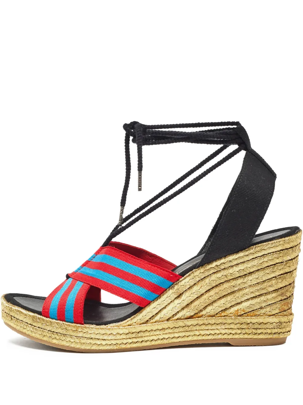 Marc Jacobs Vintage pre-owned 90mm wedge espadrilles | Black | Image 1
