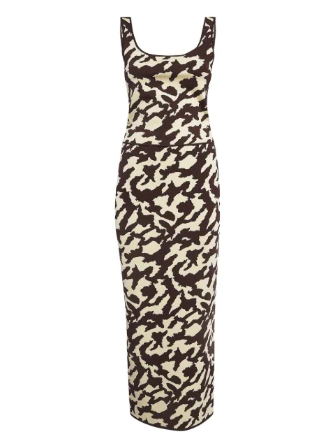 Nanushka pre-owned Jenny camouflage-pattern skirt set