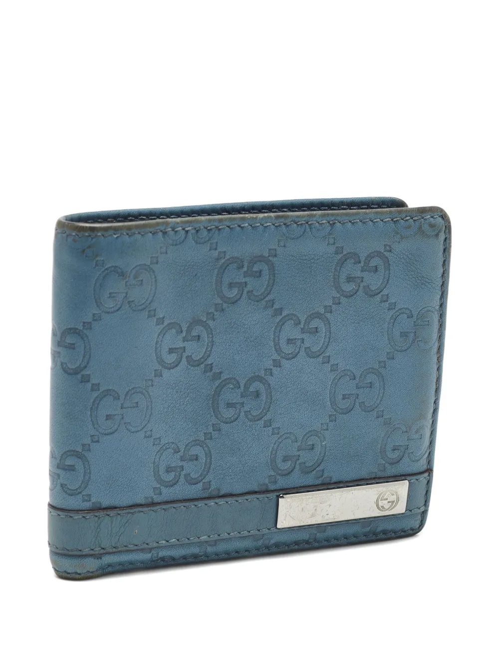 Pre-owned Gucci Gg Leather Wallet
