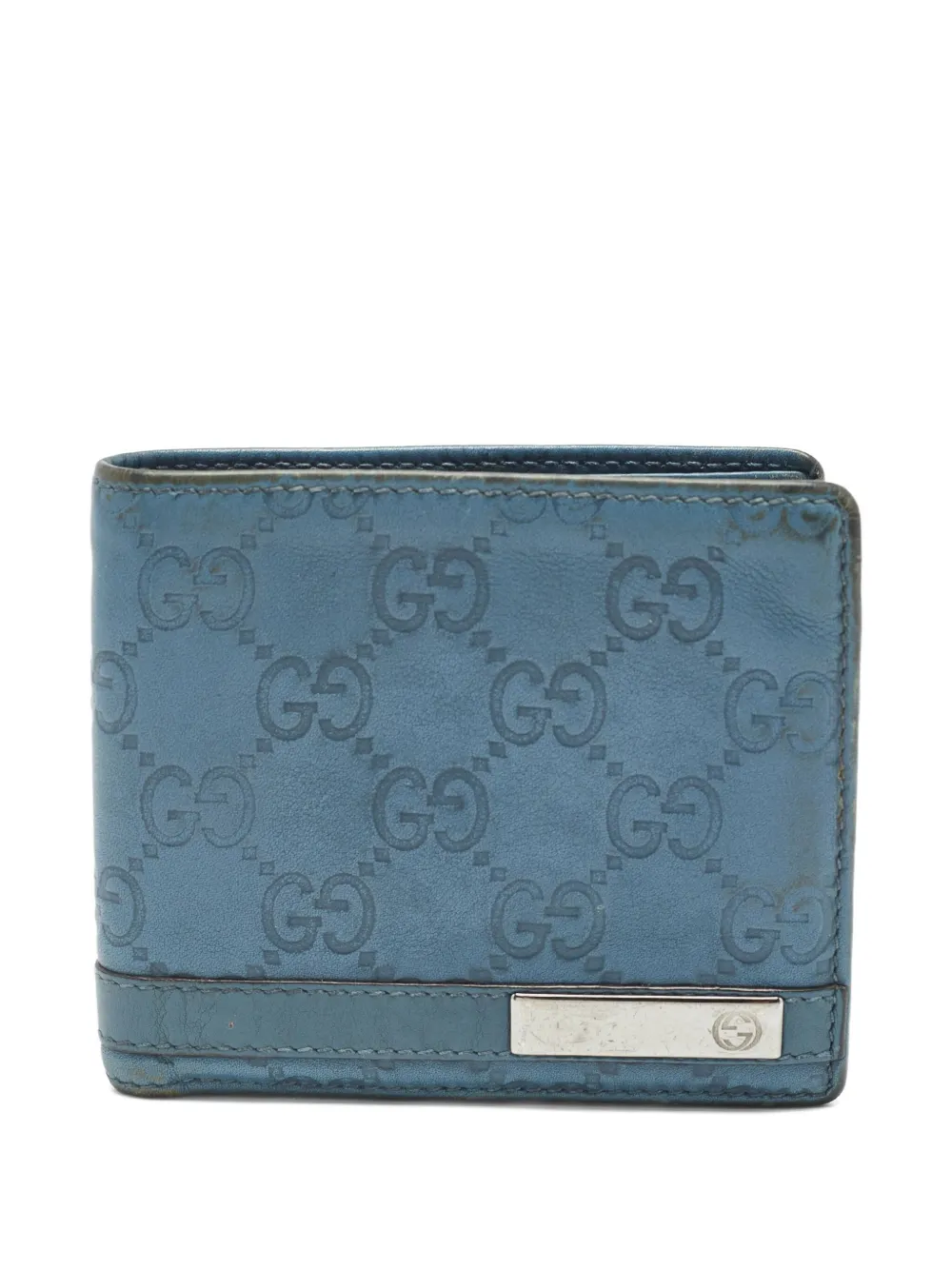 Gucci Pre-Owned GG Leather wallet | Blue | Image 1