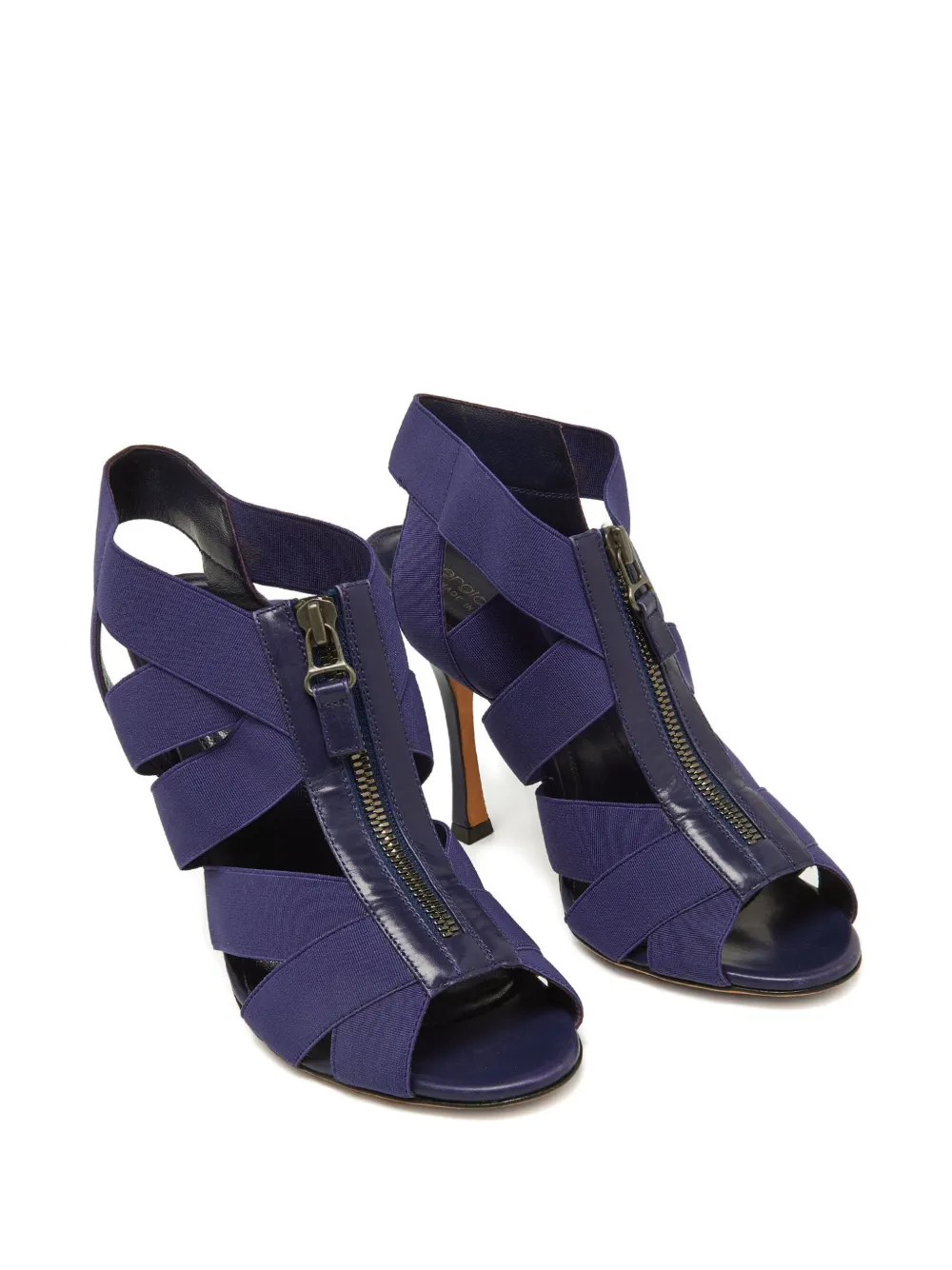 Sergio Rossi Vintage 110mm leather heeled sandals | Image 2