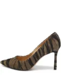 Jimmy Choo Pre-Owned 80mm point d'esprit tulle pumps - Neutrals