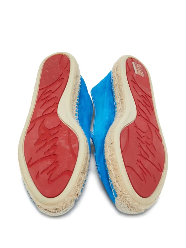 Christian Louboutin スエード エスパドリーユ Christian Louboutin Pre-Owned スエード エスパドリーユ