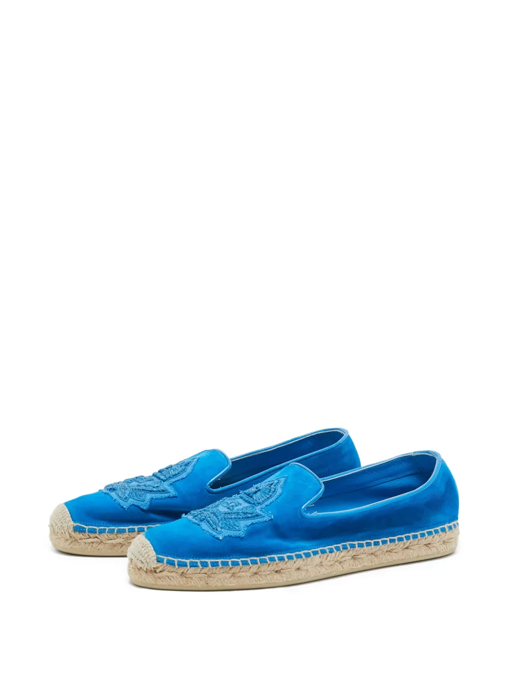 Christian Louboutin Pre-Owned Suède espadrilles - Blauw