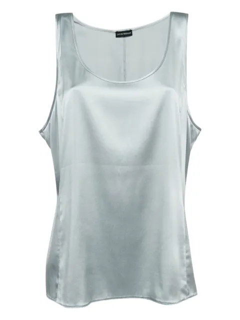 Emporio Armani Pre-Owned атласный топ