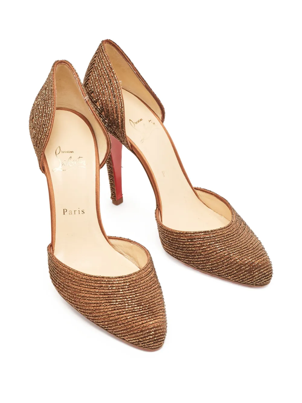 Christian Louboutin Pre-Owned 115 mm Labyrinth pumps - Bruin