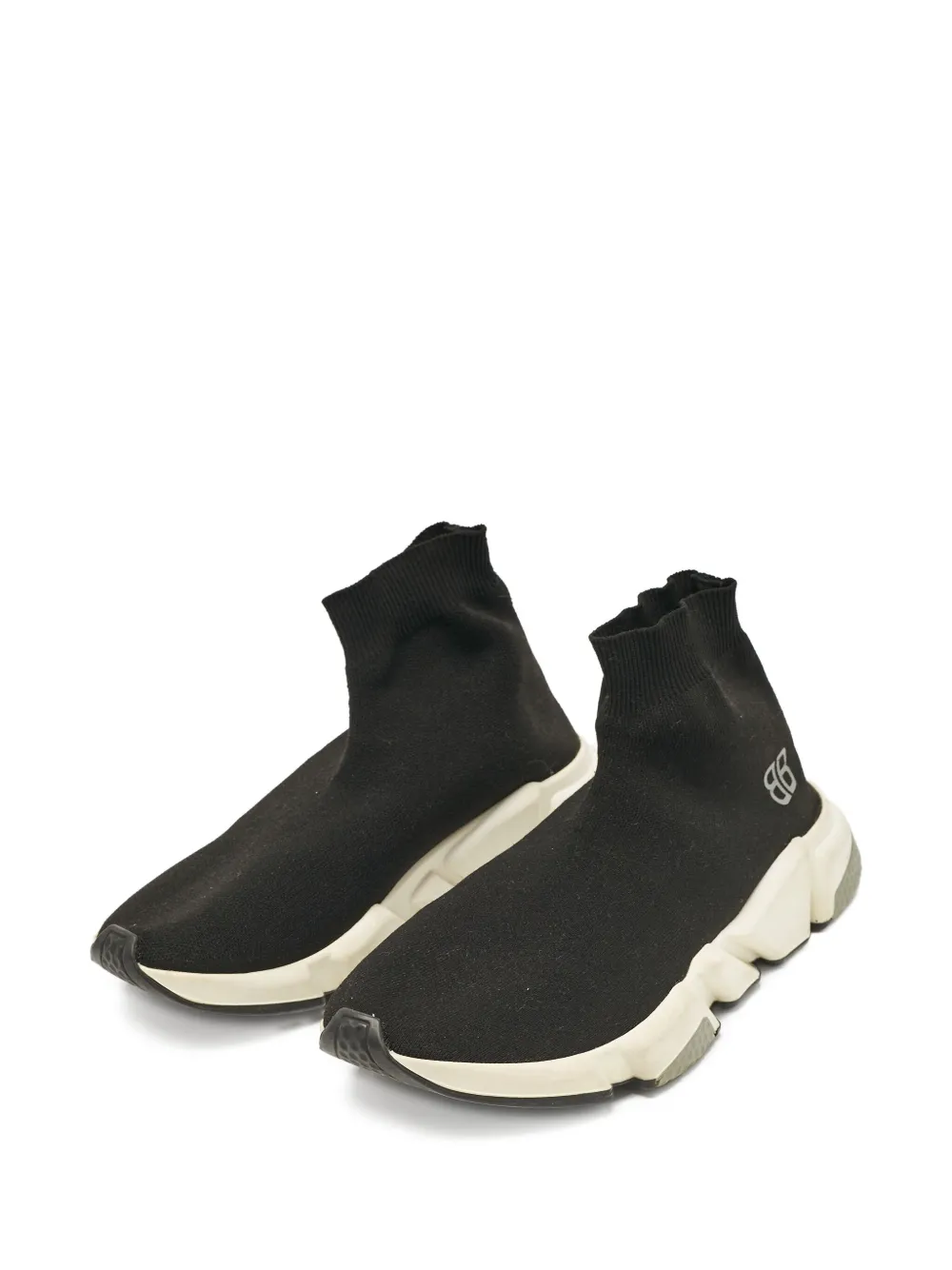 Balenciaga Pre-Owned Sneakers met logoprint - Zwart