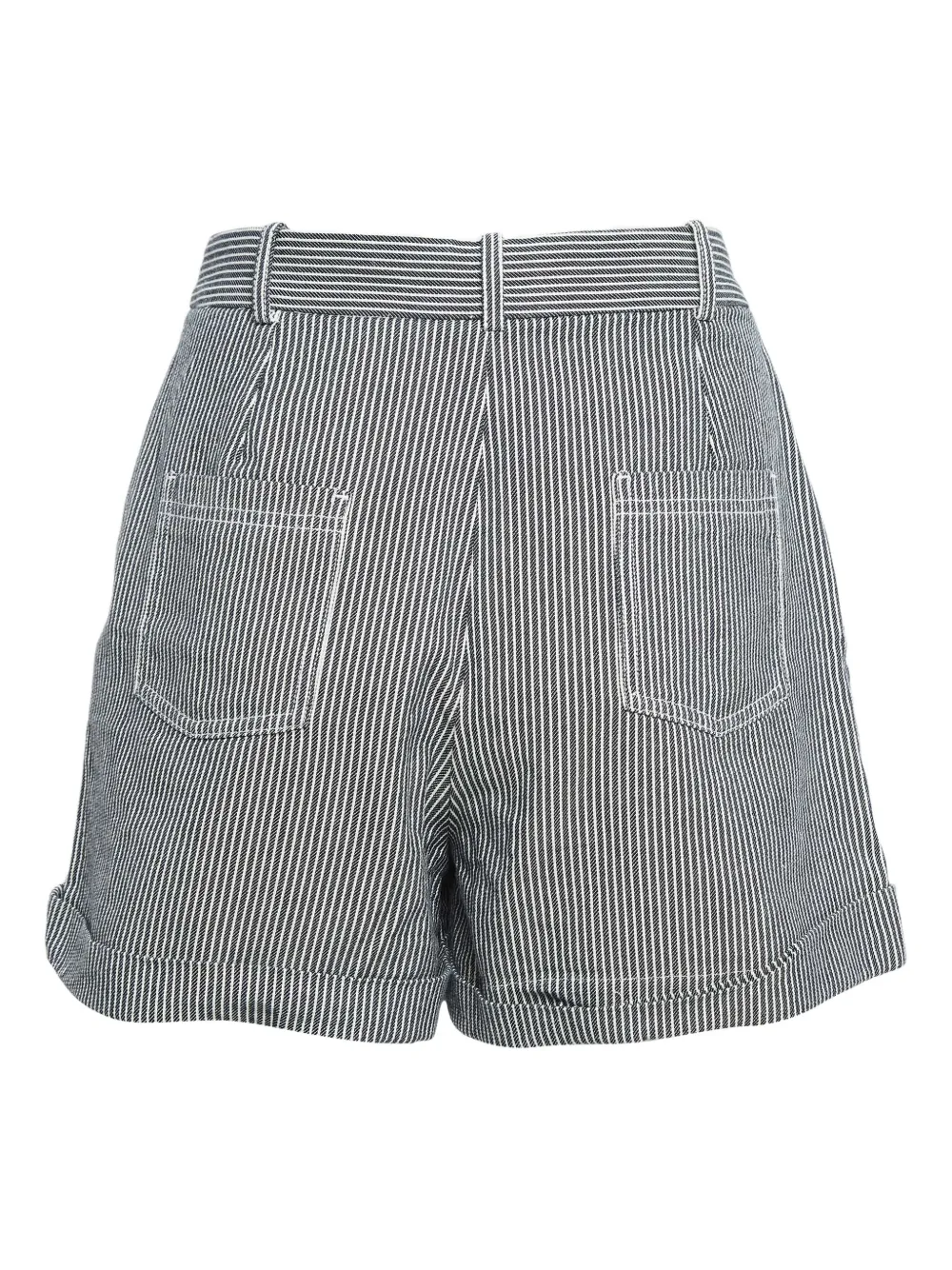 Maje pre-owned striped high-waisted shorts | Image 2