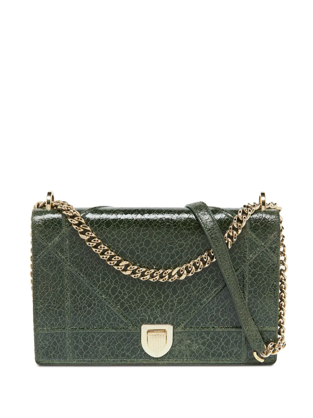 Christian Dior Pre-Owned Cannage Diorama Schultertasche - Grün