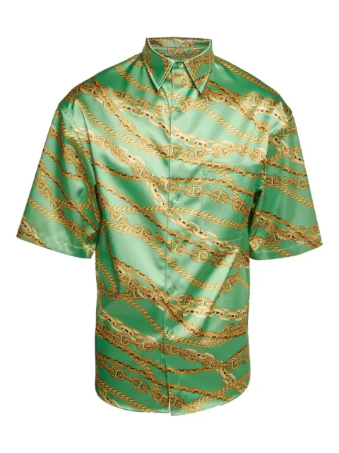 Balenciaga Pre-Owned chain-print shirt