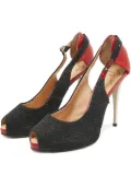 Giuseppe Zanotti Vintage pre-owned 100mm peep-toe pumps - Black