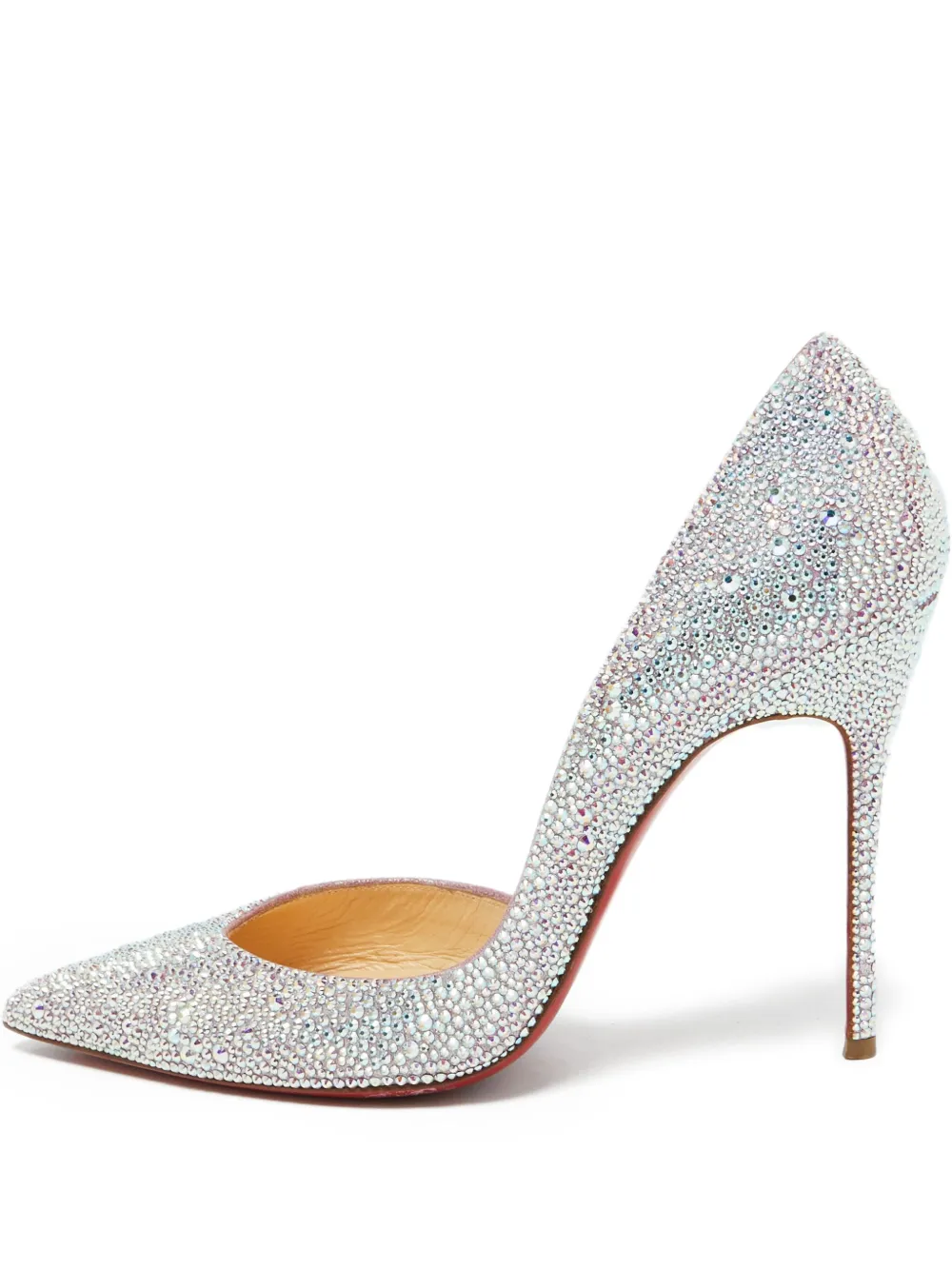 Pre-owned Christian Louboutin 100mm Iriza Pumps