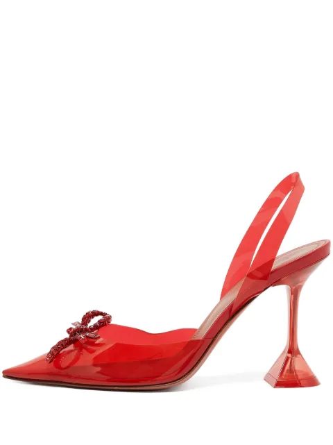 Amina Muaddi pre-owned 100mm Rosie pumps