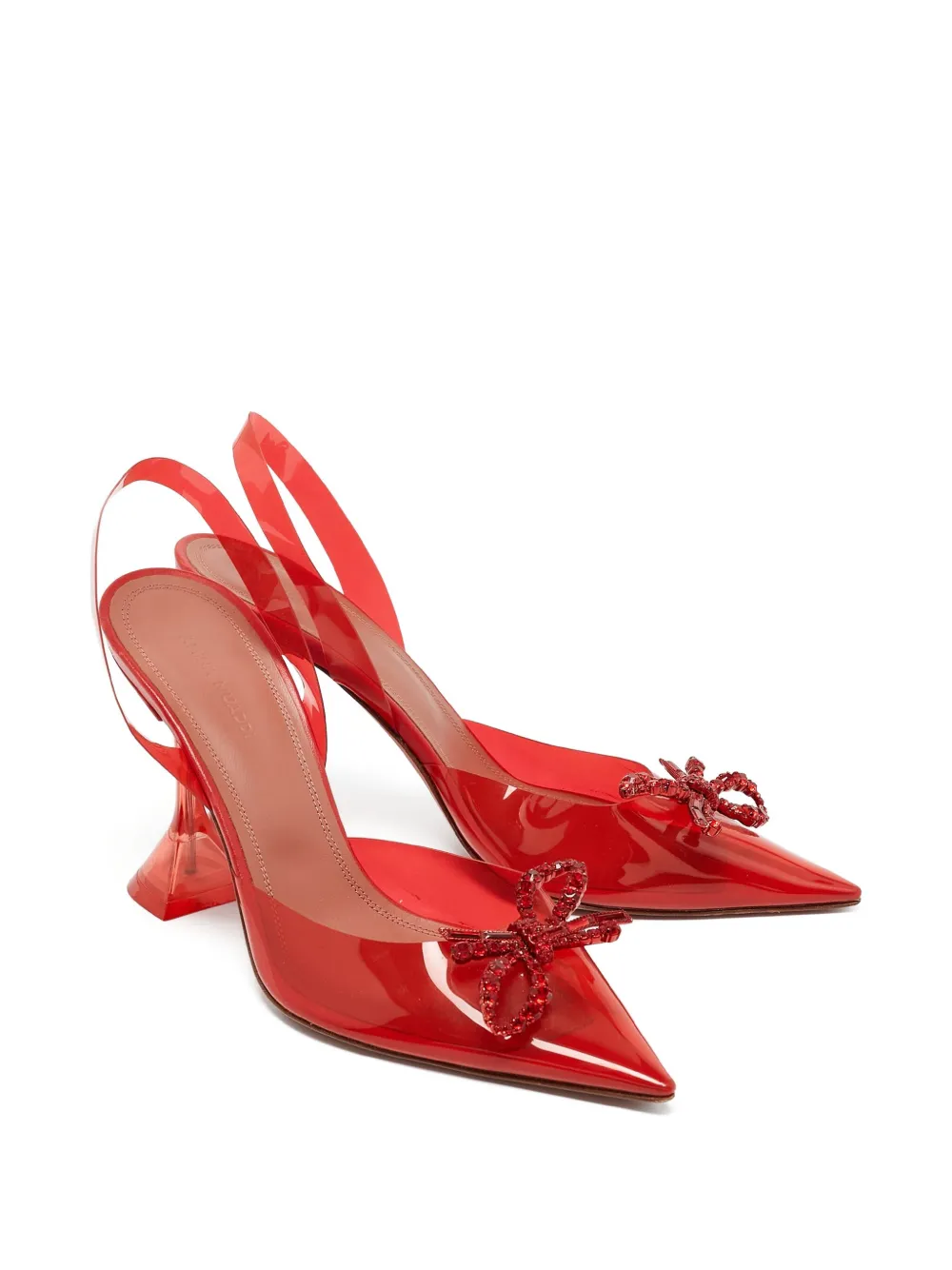 Amina Muaddi Pre-owned 100 mm Rosie pumps - Rood