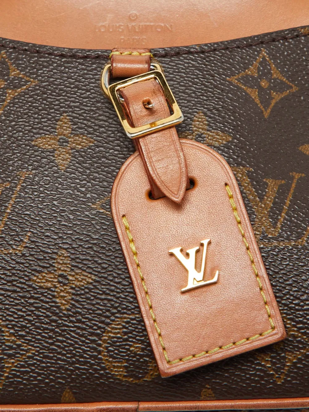 Pre-owned Louis Vuitton Deauville Monogram Canvas Cross Body Bag