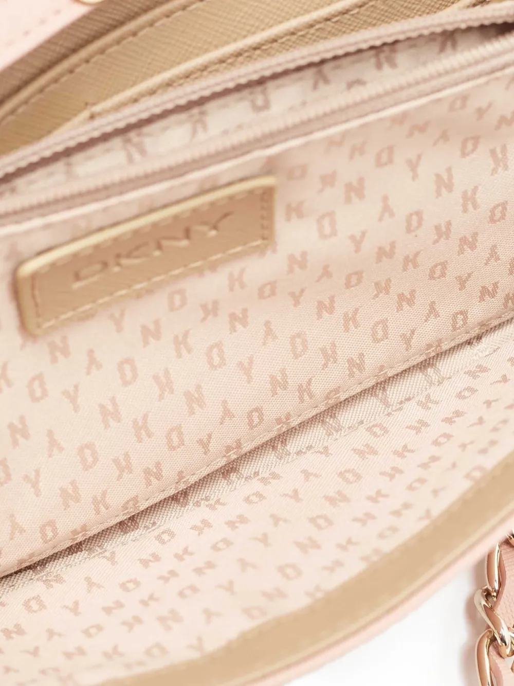 Pre-owned Dkny Vintage Leather Clutch Bag In Pink