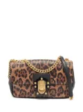 Dolce & Gabbana Pre-Owned Lucia leopard-print shoulder bag - Brown