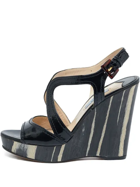 Prada Pre-Owned sandalias con cuña