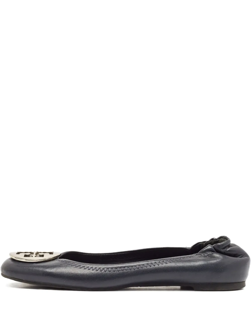 Tory Burch leather ballet flats - Schwarz