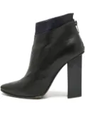 Jimmy Choo Pre-Owned 110mm block-heel ankle boots - Black
