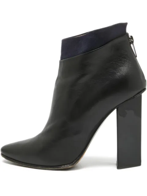 Jimmy Choo Pre-Owned 110mm block-heel ankle boots