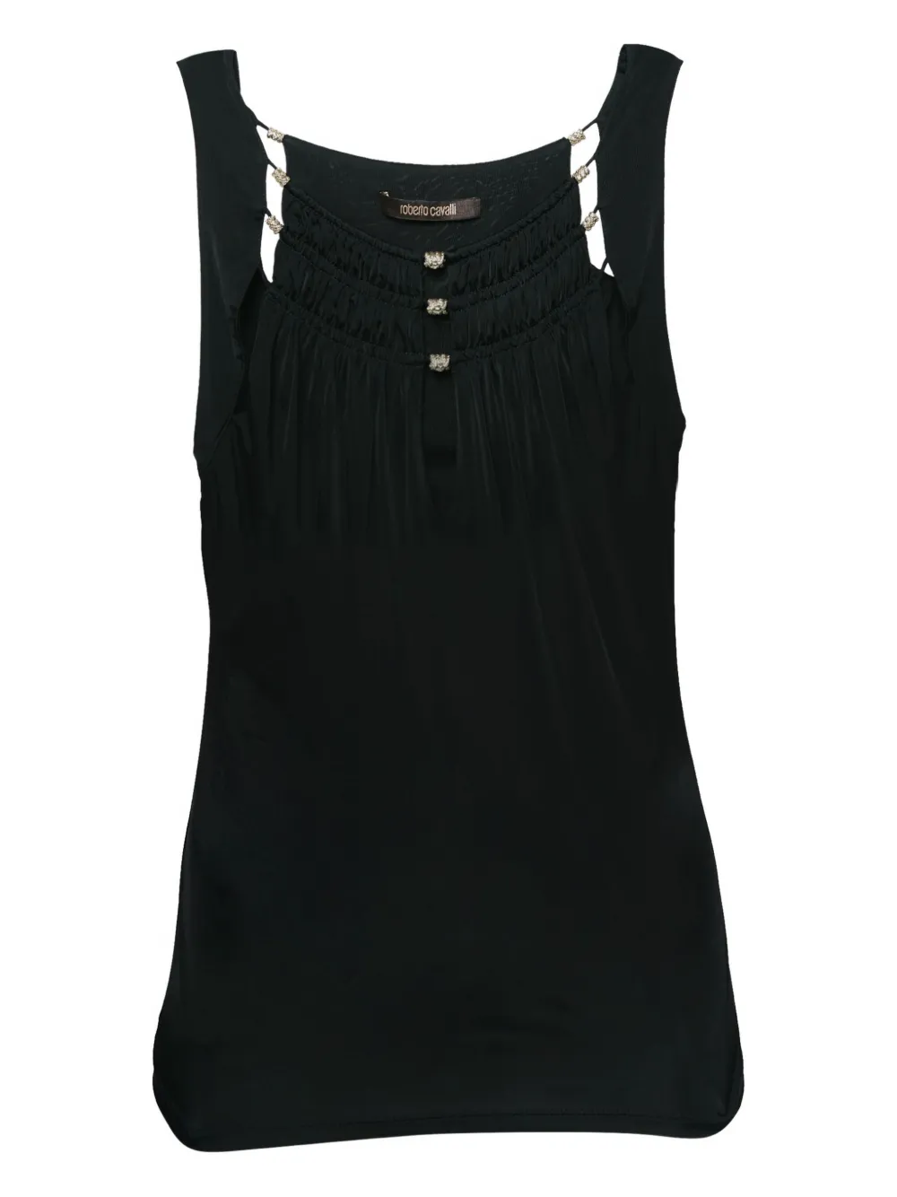 Roberto Cavalli Vintage embellished sleeveless top | Black | Image 1