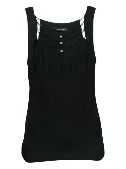Roberto Cavalli Vintage embellished sleeveless top