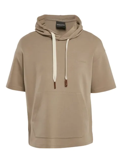 Emporio Armani Pre-Owned short-sleeved hoodie