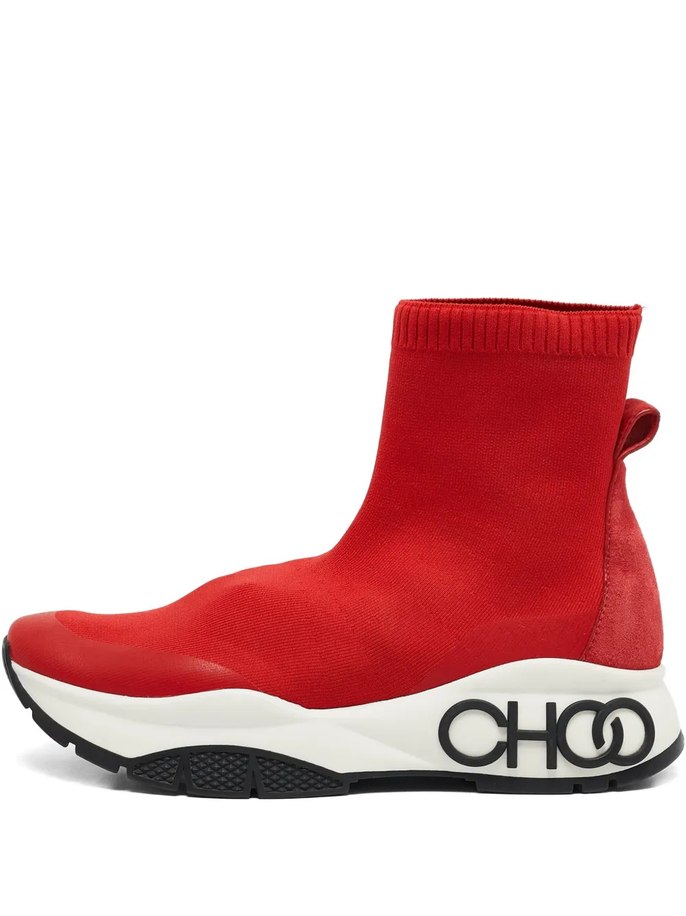 Jimmy Choo Pre-Owned Raine knitted slip-on sneakers | Green | Image 1