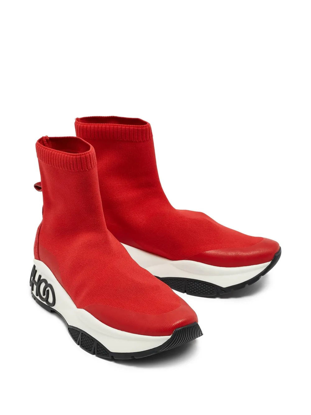 Jimmy Choo Pre-Owned Raine knitted slip-on sneakers | Image 2