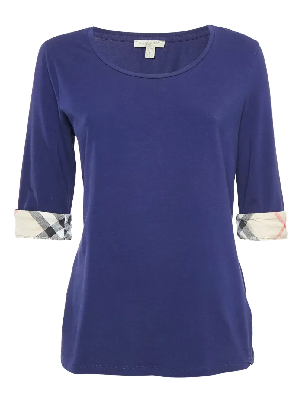 Burberry Pre-Owned Brit T-shirt | Blue | Image 1