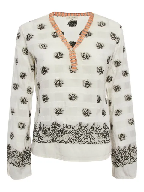 Etro Pre-Owned embroidered blouse