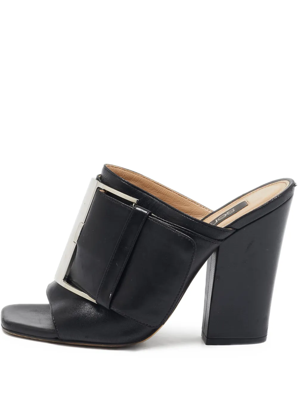 Sergio Rossi Vintage pre-owned 110mm buckled sandals | Black | Image 1