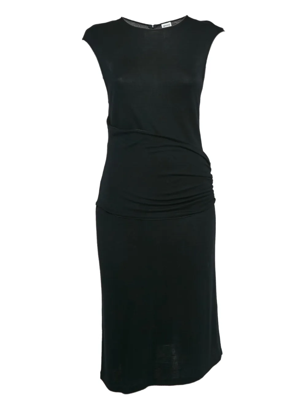 Armani Vintage draped dress | Black | Image 1
