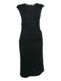 Armani Vintage draped dress - Black