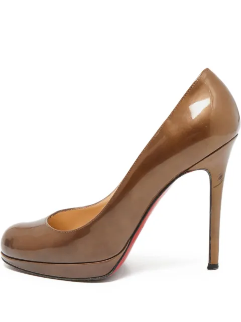 Christian Louboutin Pre-Owned New Simple patent-leather pumps