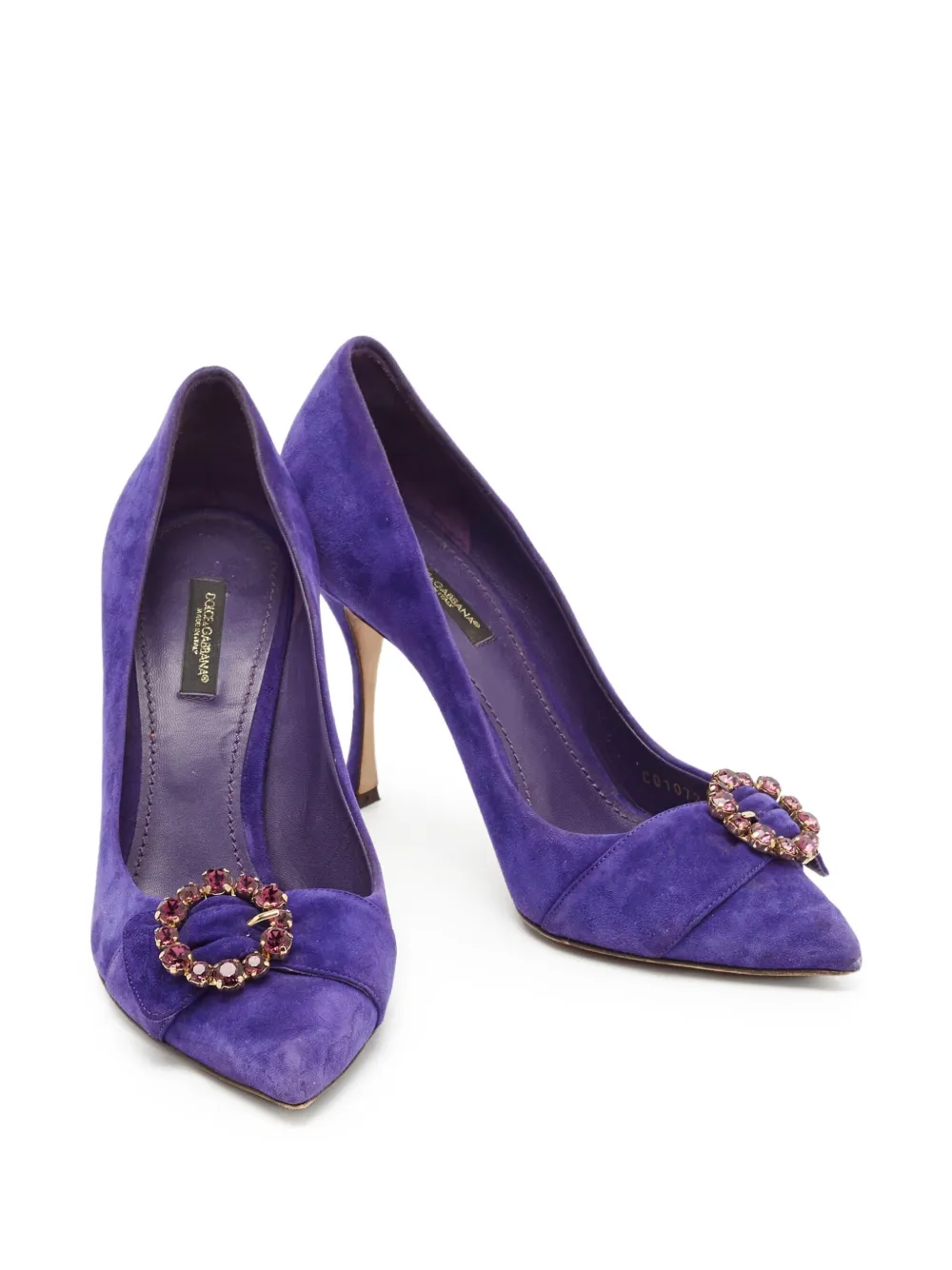 Dolce & Gabbana Pre-Owned zapatillas con puntera en punta y tacón de 100 mm | Image 2