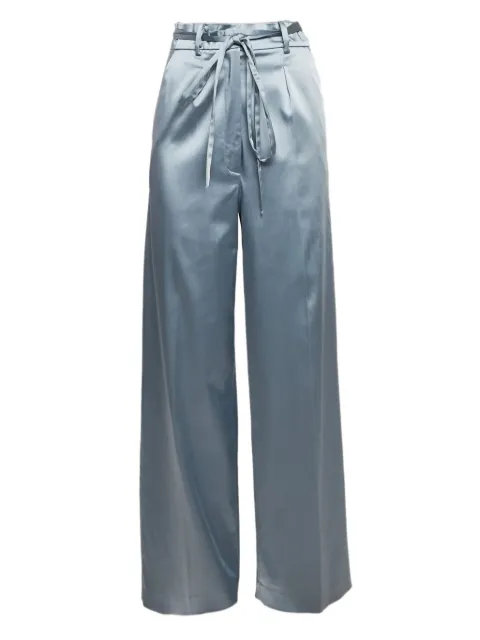 Just Cavalli Vintage satin belted trousers