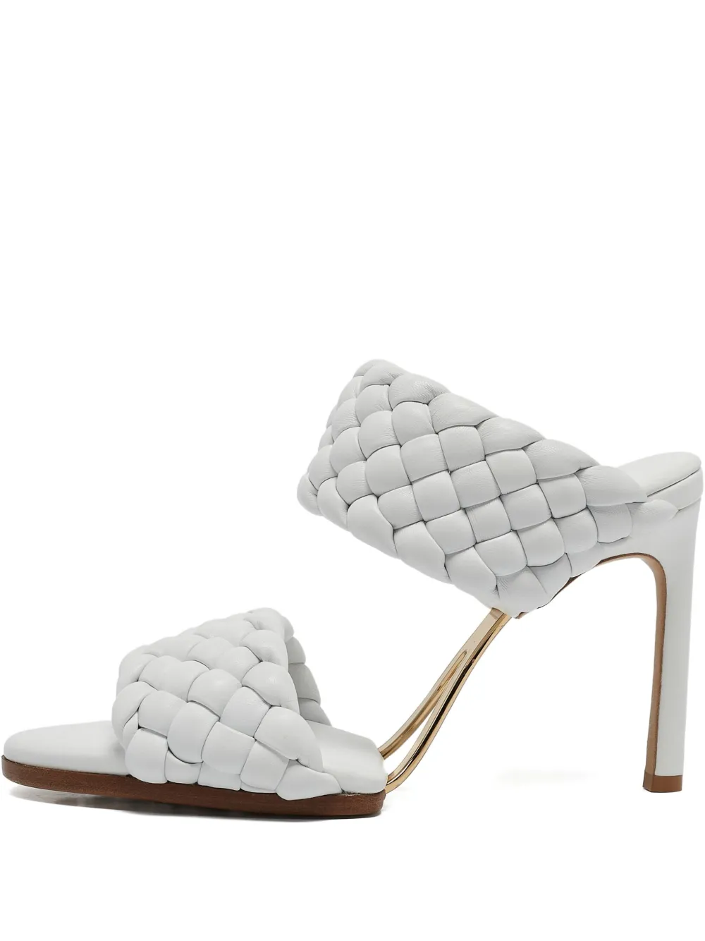 100mm leather sandals