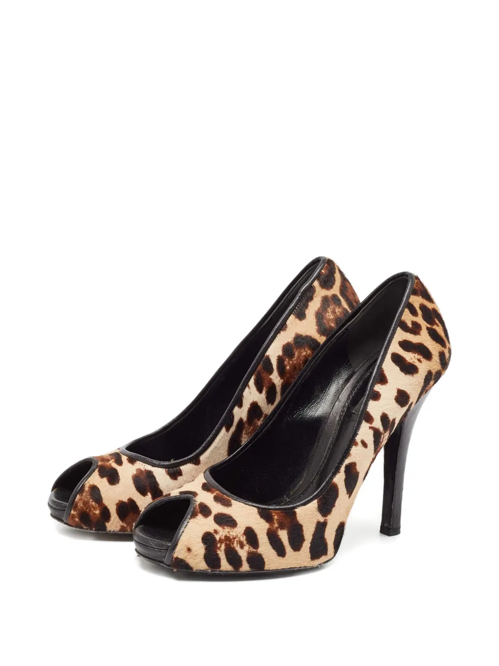 Dolce & Gabbana Pre-Owned 120mm leopard-print heeled sandals | Image 2