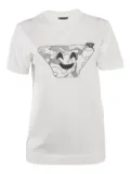 Emporio Armani Pre-Owned 2020 smiley face camouflage T-shirt - White