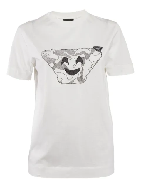 Emporio Armani Pre-Owned 2020 smiley face camouflage T-shirt