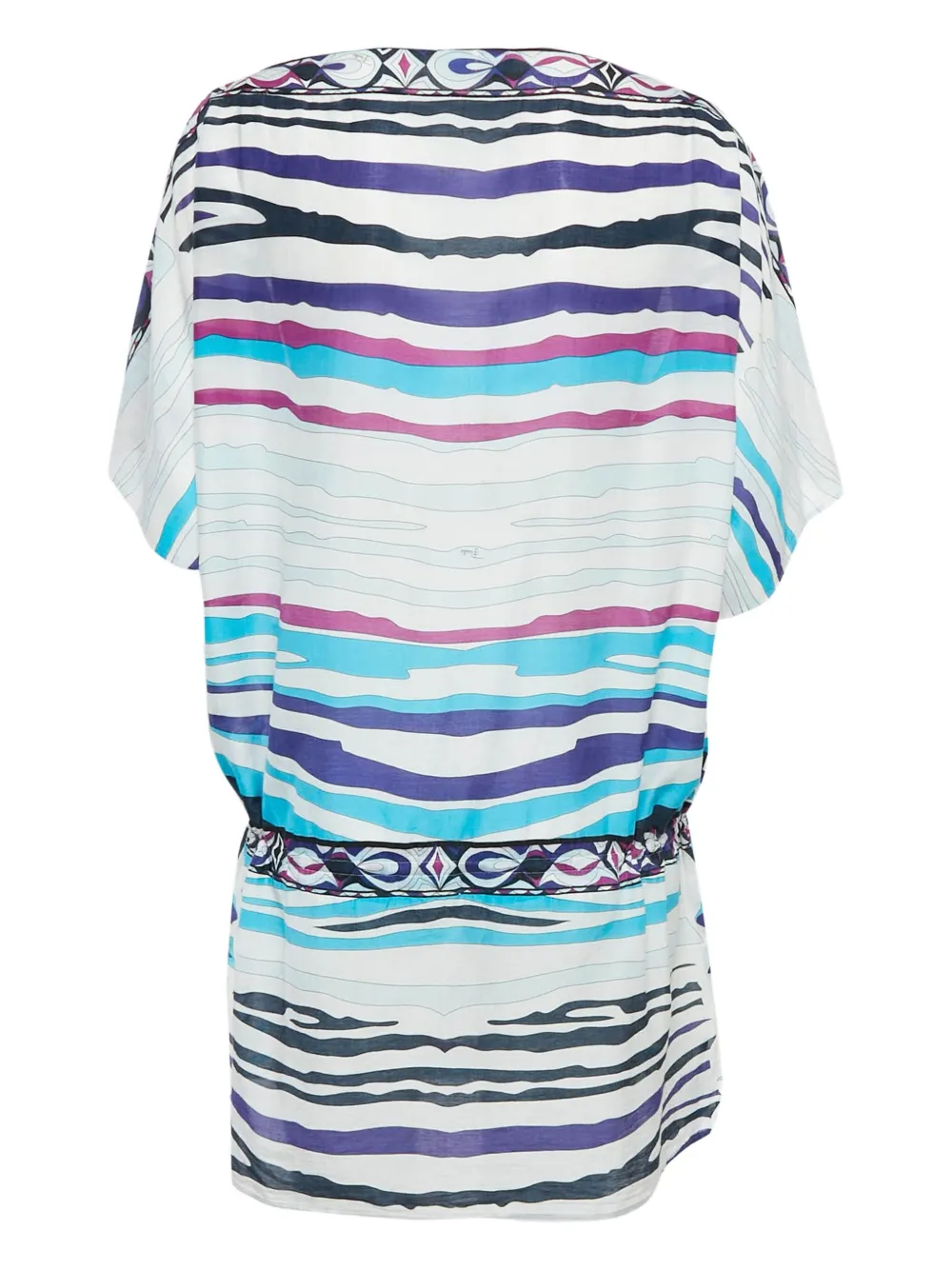 PUCCI Pre-Owned top con motivo de rayas | azul | Image 1