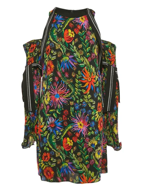 3.1 Phillip Lim floral-print cold-shoulder dress