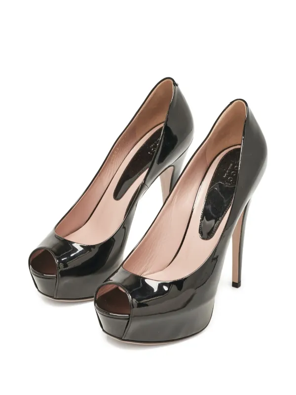 Plateauzool Schoenen Met Hoge Hakken Hoge Hakken Met Plateauzool