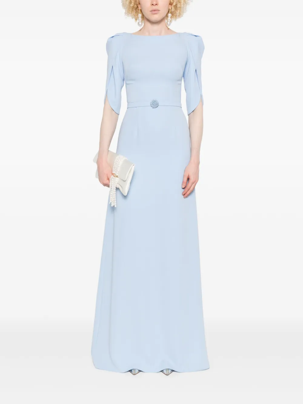 CRISTALLINI Blanca dress - Blauw
